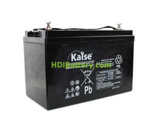 Batera de plomo AGM KAISE KBHR121550 12V 155Ah | Alta descarga